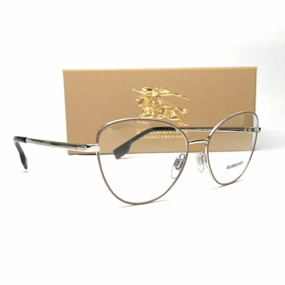 Burberry Women's Silver Cat Eye Eyeglasses! - Picture 3 of 3